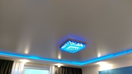  Натяжной потолок со светодиодной подсветкой, светодиодная подсветка в натяжном потолке
